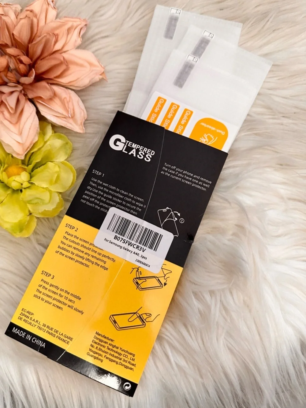 Samsung Galaxy A40 3 pack Screen Protectors NEW!